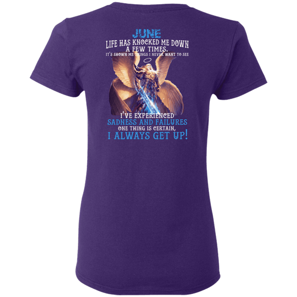 Limited Edition June Born Life Has Knocked Down Shirts & Hoodie