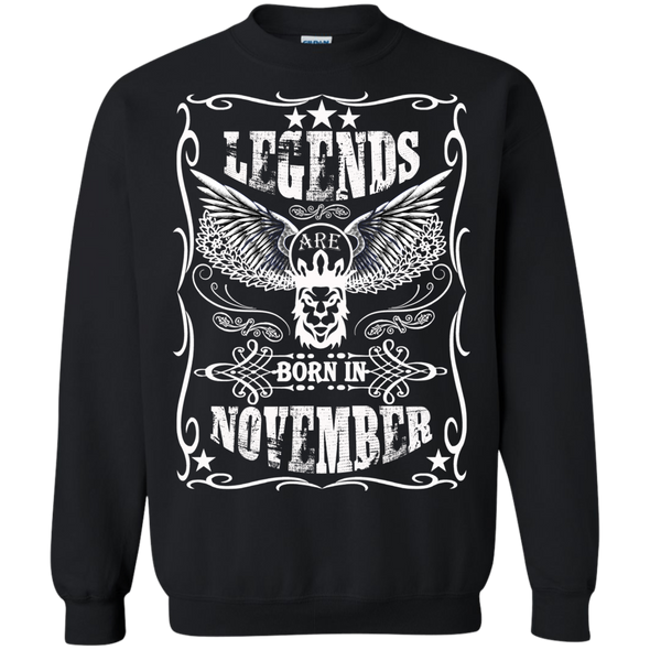 Newly Launched **Legends Are Born In November** Shirts & Hoodies