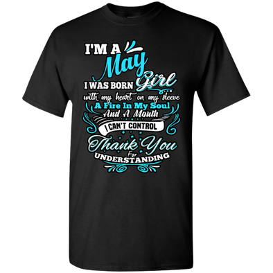Latest Edition **May Girl With Fire In A Soul** Shirts & Hoodies