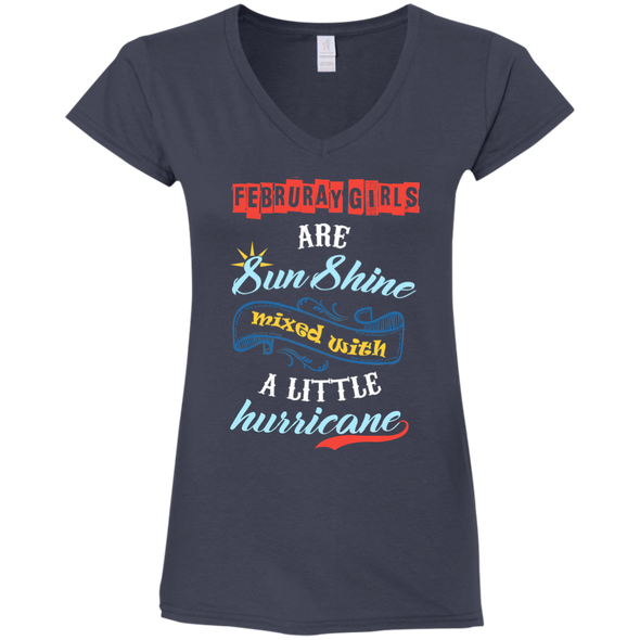 Limited Edition **February Born Girls Are Sunshine** Shirts & Hoodies