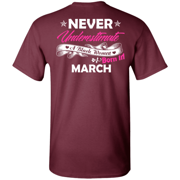 Limited Edition **Black Women Born In March** Shirts & Hoodies