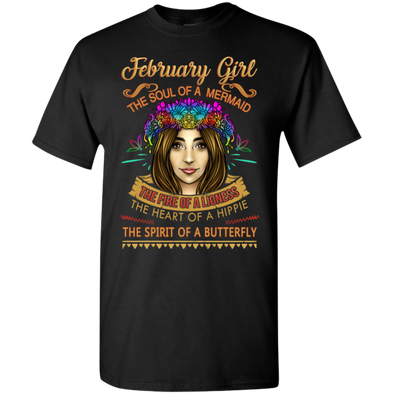 Limited Edition **February Girl Born With Mermaid Soul** Shirts & Hoodies