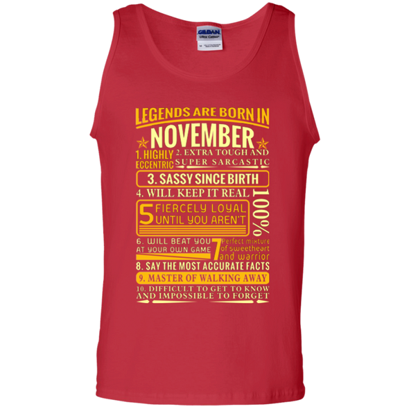 Latest Edition ** Legends Are Born In November** Front Print Shirts & Hoodies