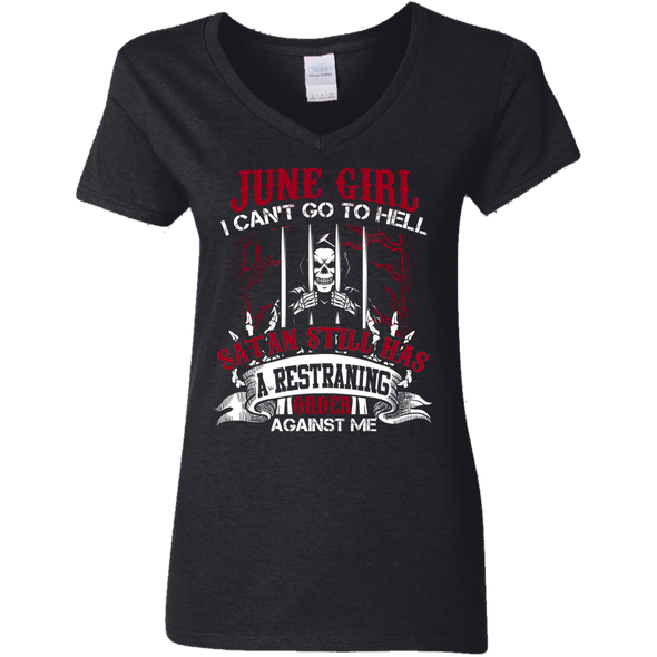 Limited Edition **June Girl Can't Go To Hell** Shirts & Hoodies