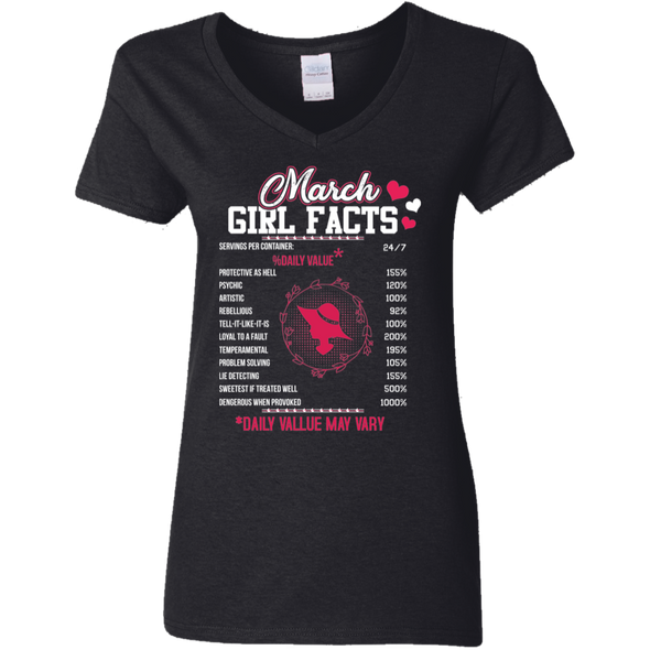 Limited Edition **March Girl Facts** Shirts & Hoodies