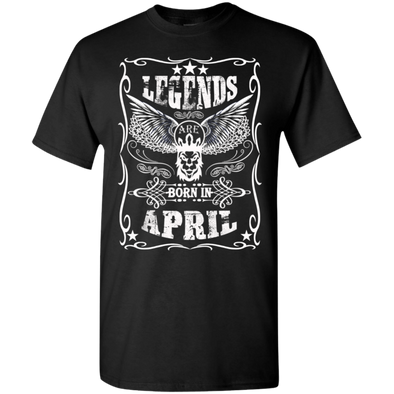 Newly Launched **Legends Are Born In April** Shirts & Hoodies