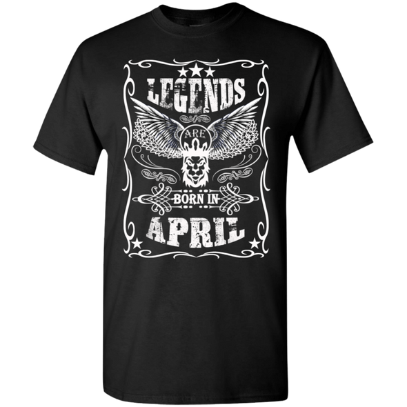 Newly Launched **Legends Are Born In April** Shirts & Hoodies