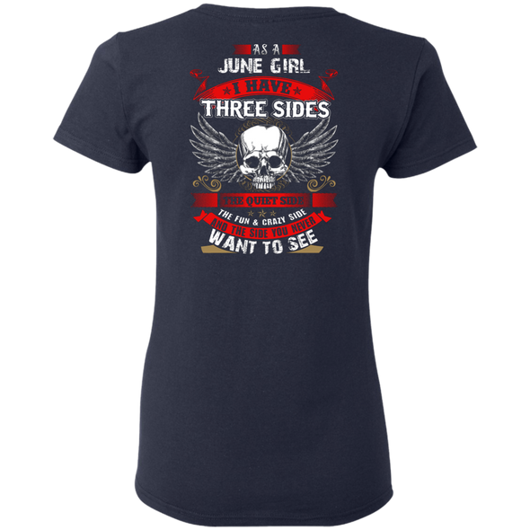 Limited Edition **June Girl With Three Sides** Shirts & Hoodies