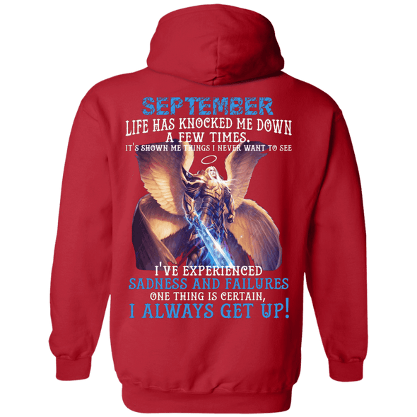 Limited Edition September Born Life Has Knocked Down Shirts & Hoodie