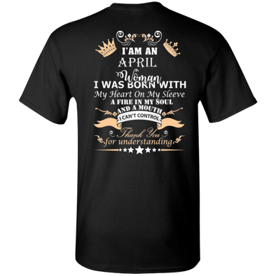 Limited Edition **April Born Girl Back Printed** Shirts & Hoodies