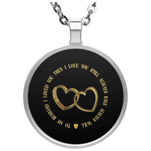 Limited Edition Love My Husband Circle Necklace