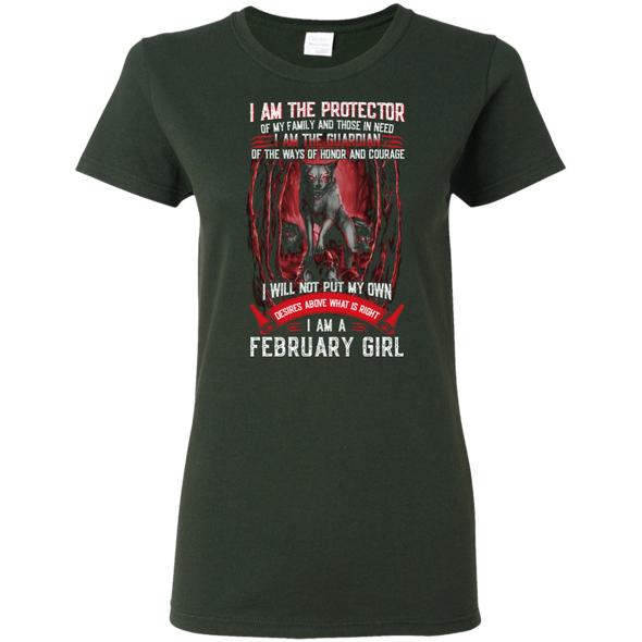 Limited Edition **February Girl The Protector & The Guardian** Shirts & Hoodies