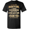 Newly Published **March Girl With Heart & Soul** Shirts & Hoodies