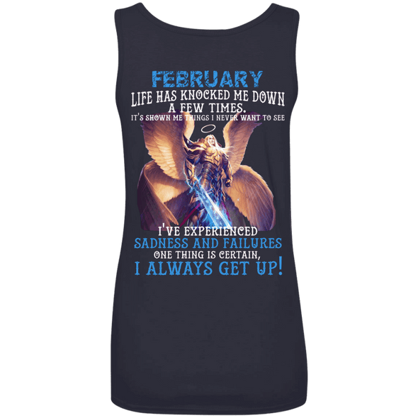 Limited Edition February Born Life Has Knocked Down Shirts & Hoodie
