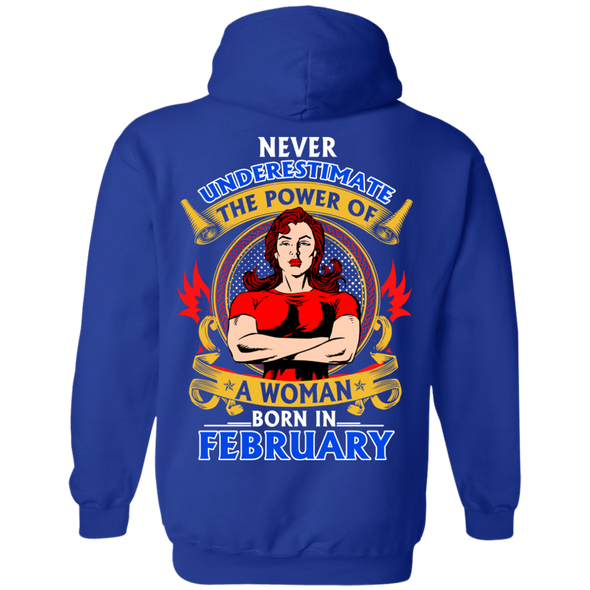 Limited Edition **Power Of Woman Born In February** Shirts & Hoodies