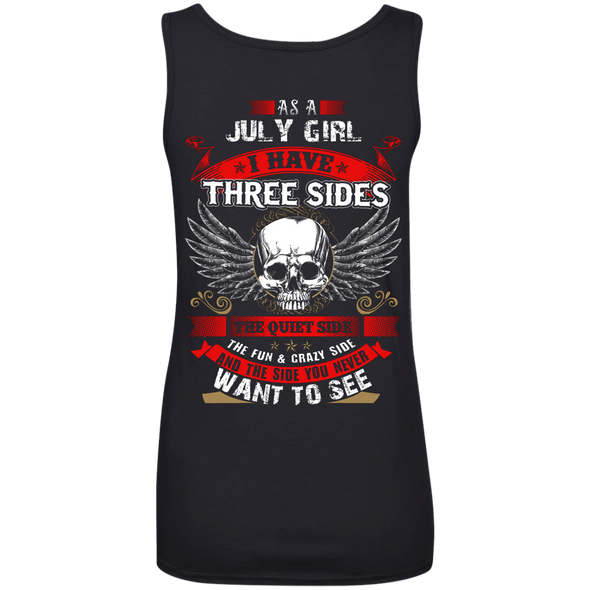 Limited Edition **July Girl With Three Sides** Shirts & Hoodies