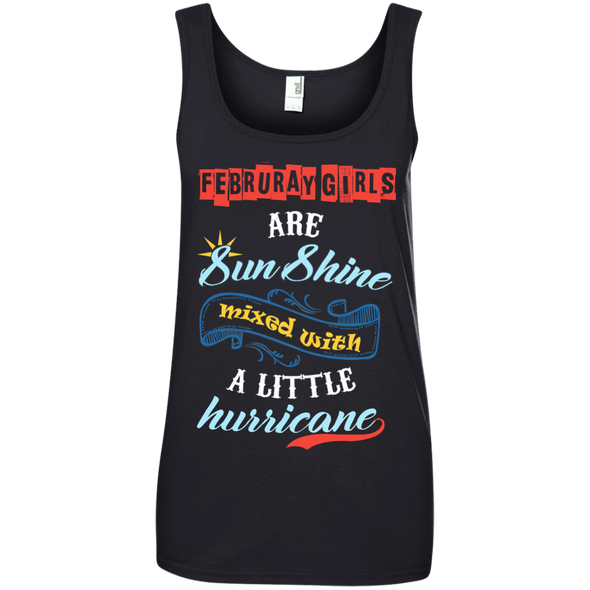 Limited Edition **February Born Girls Are Sunshine** Shirts & Hoodies