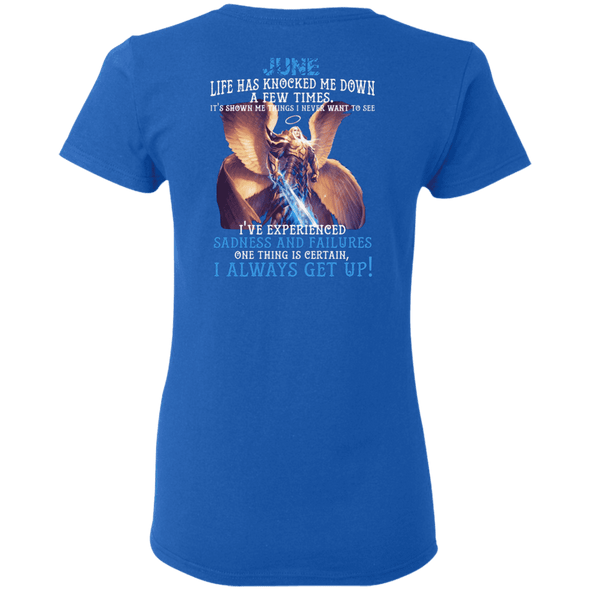 Limited Edition June Born Life Has Knocked Down Shirts & Hoodie