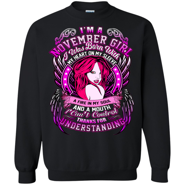 Limited Edition **November Girl - Fire In A Soul** Shirts & Hoodies