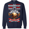 Limited Edition **November Born Guy With Three Side** Shirts & Hodiee