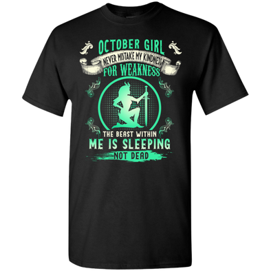 Limited Edition **Sleeping Beast October Girl** Shirts & Hoodies