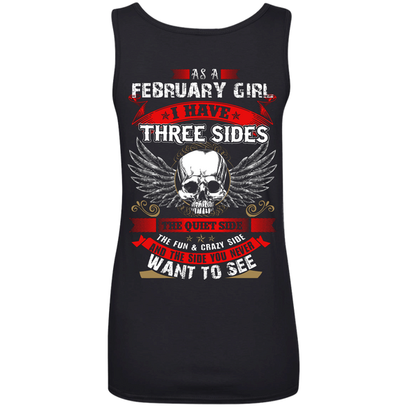 Limited Edition **February Girl With Three Sides** Shirts & Hoodies