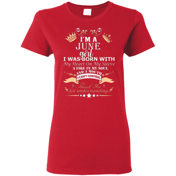 New Edition **June Born Girl Front Print** Shirts & Hoodies