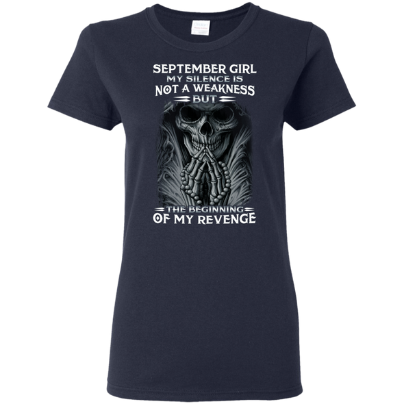 Limited Edition **September Girl My Silence Is Not My Weakness** Shirts & Hoodies