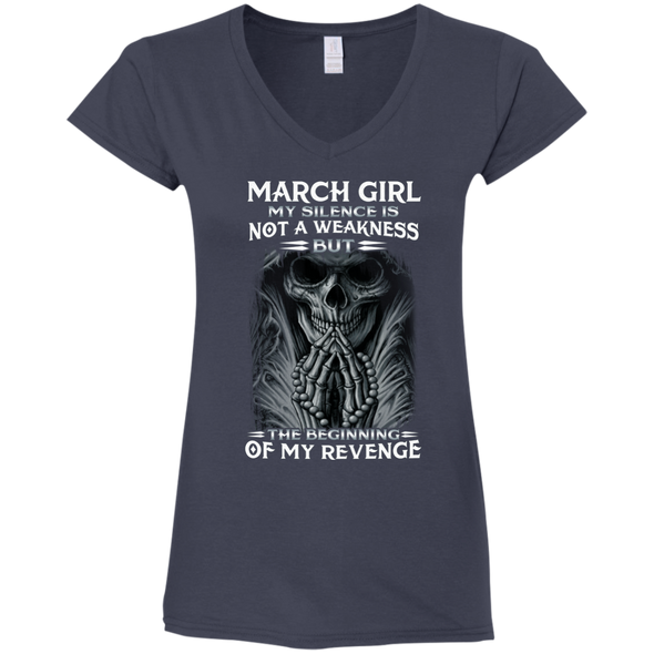 Limited Edition **March Girl My Silence Is Not My Weakness** Shirts & Hoodies