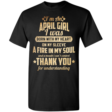 Newly Published **April Girl With Heart & Soul** Shirts & Hoodies