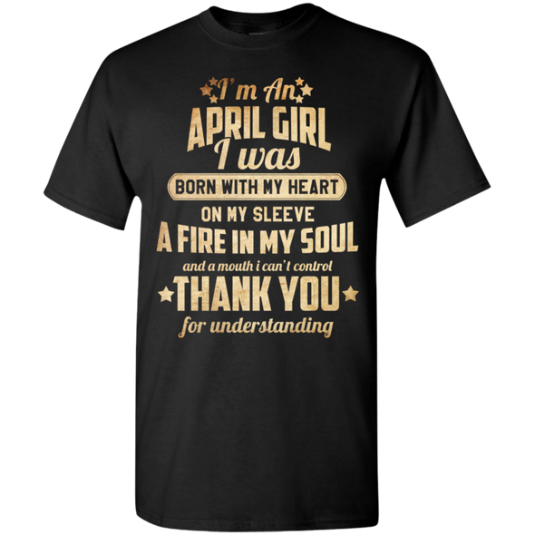 Newly Published **April Girl With Heart & Soul** Shirts & Hoodies