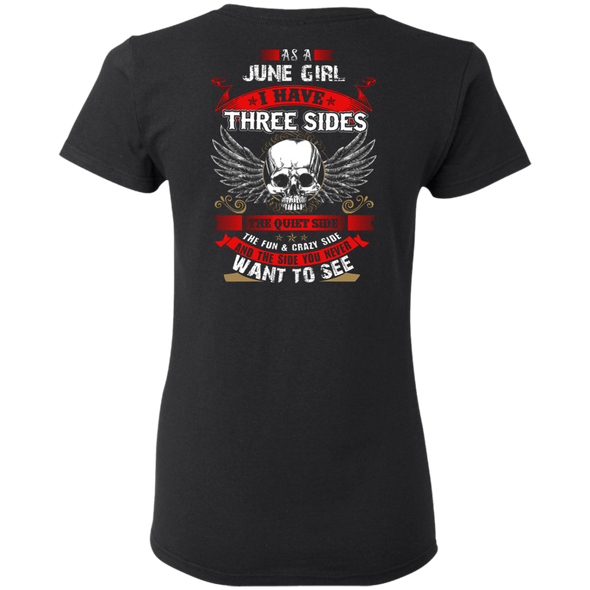 Limited Edition **June Girl With Three Sides** Shirts & Hoodies