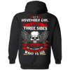 Limited Edition **November Girl With Three Sides** Shirts & Hoodies