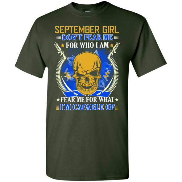 Limited Edition **Don't Fear September Girl** Shirts & Hoodies
