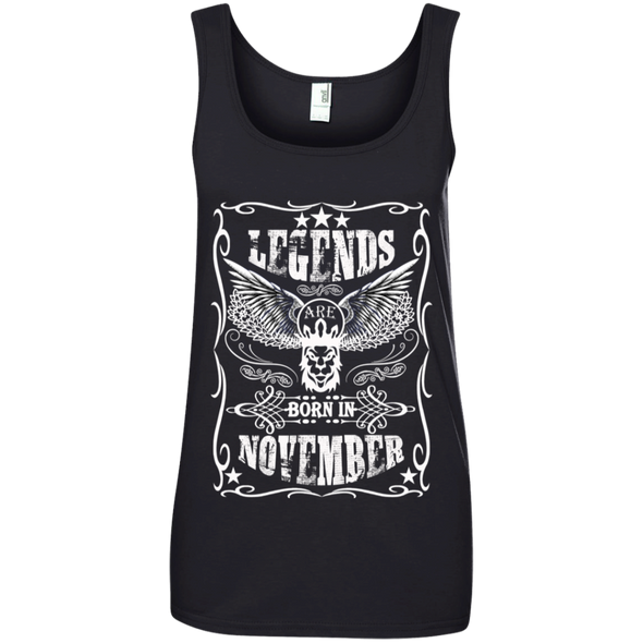 Newly Launched **Legends Are Born In November** Shirts & Hoodies