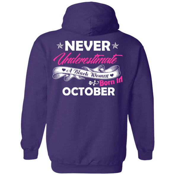 Limited Edition **Black Women Born In October** Shirts & Hoodies