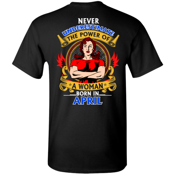 Limited Edition **Power Of Woman Born In April** Shirts & Hoodies