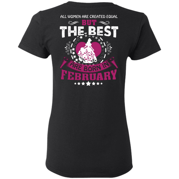 Limited Edition Best Are Born In February Back Print Shirts & Hoodies