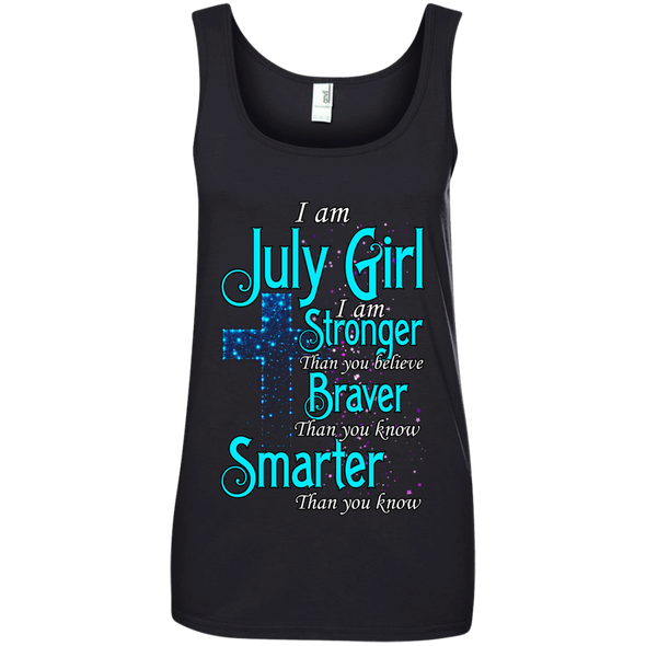 Limited Edition **Strong Brave Smarter July Girl** Shirts & Hoodies