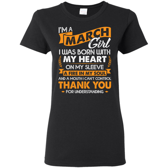 **March Girls Heart On Sleeves** Limited Edition Shirts & Hoodies