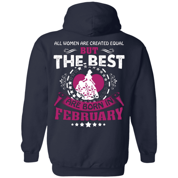 Limited Edition Best Are Born In February Back Print Shirts & Hoodies