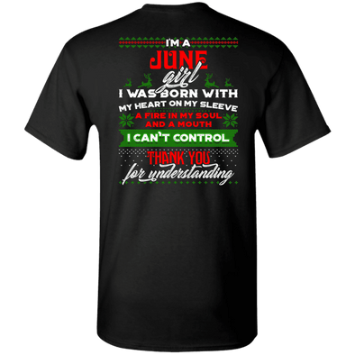 LIMITED EDITION JUNE GIRL CHRISTMAS BACK PRINT SHIRTS & HOODIES