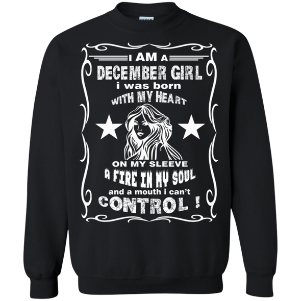 Limited Edition **December Girl Born With Heart On Sleeves** Shirts & Hoodie