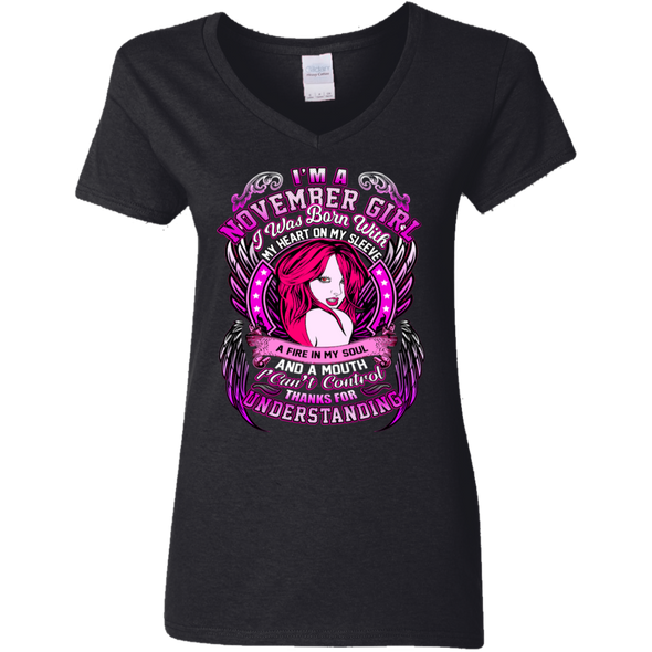 Limited Edition **November Girl - Fire In A Soul** Shirts & Hoodies