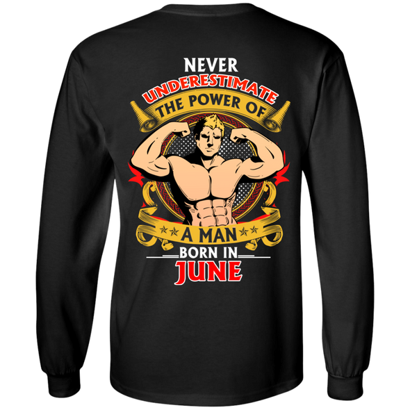 Limited Edition **Power Of A Man Born In June** Shirts & Hoodies
