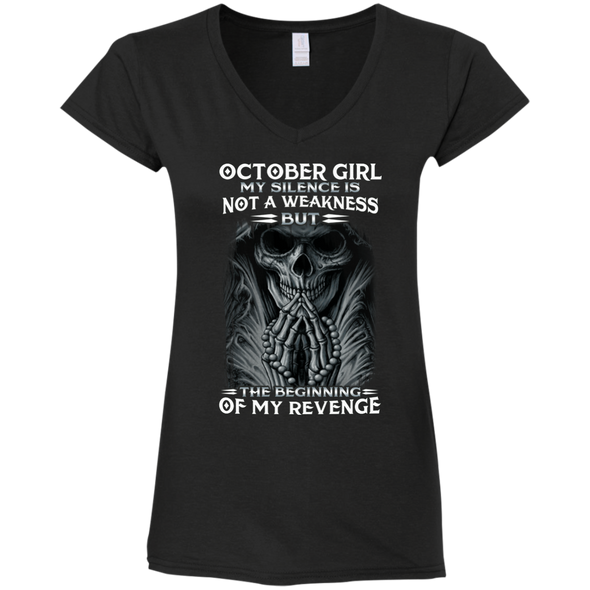 Limited Edition **October Girl My Silence Is Not My Weakness** Shirts & Hoodies