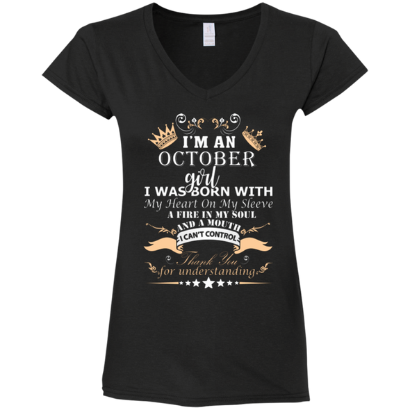 New Edition **October Born Girl Front Print** Shirts & Hoodies