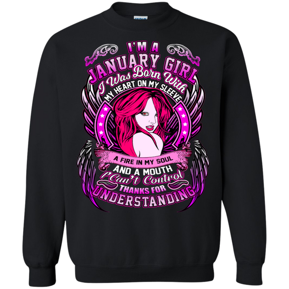 Limited Edition **January Girl - Fire In A Soul** Shirts & Hoodies