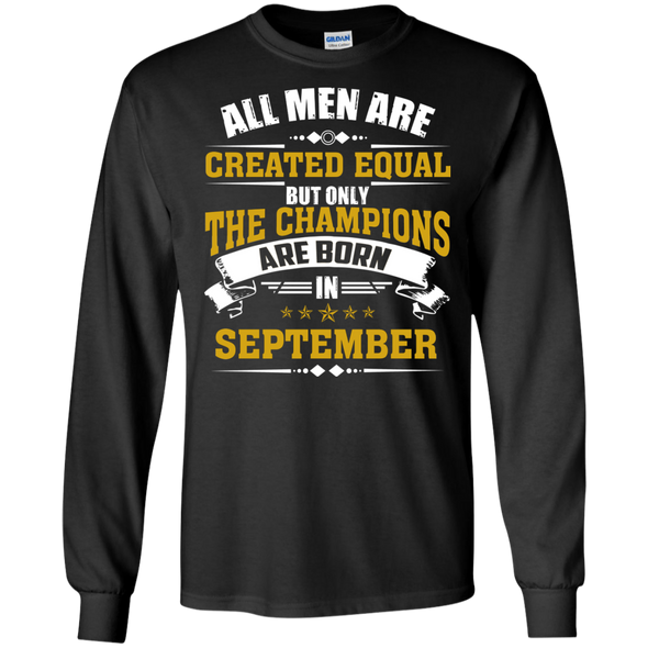 Limited Edition **Champions Are Born In September** Shirts & Hoodies