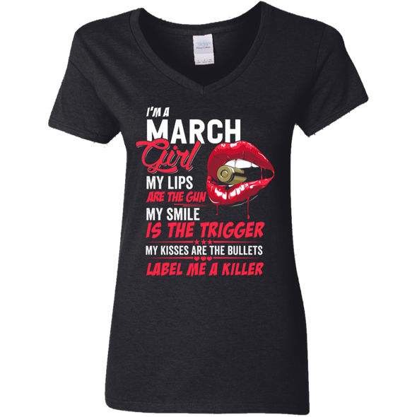 Limited Edition **This March Girl Is Killer** Shirts & Hoodies